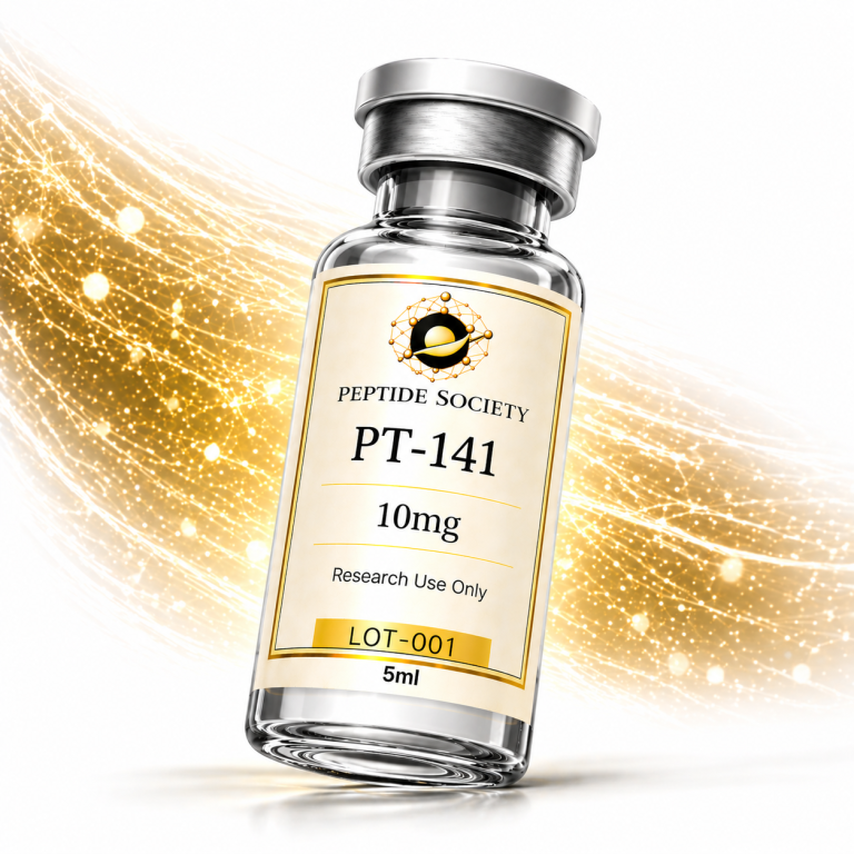 PT-141 (Bremelanotide) — 10mg — research peptide vial