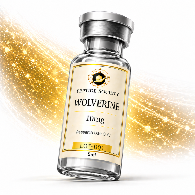 Wolverine (BPC-157 + TB-500) 10mg — research peptide vial